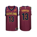 Nike NBA Cleveland Cavaliers #13 Tristan Thompson Jersey 2017-18 New Season Wine Red Jersey