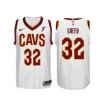 Nike NBA Cleveland Cavaliers #32 Jeff Green Jersey 2017-18 New Season White Jersey