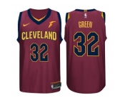 Nike NBA Cleveland Cavaliers #32 Jeff Green Jersey 2017-18 New Season Wine Red Jersey