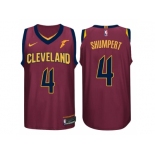 Nike NBA Cleveland Cavaliers #4 Iman Shumpert Jersey 2017-18 New Season Wine Red Jersey