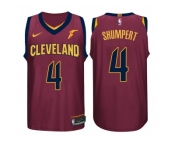 Nike NBA Cleveland Cavaliers #4 Iman Shumpert Jersey 2017-18 New Season Wine Red Jersey