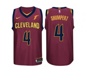 Nike NBA Cleveland Cavaliers #4 Iman Shumpert Jersey 2017-18 New Season Wine Red Jersey