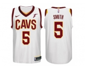 Nike NBA Cleveland Cavaliers #5 J.R. Smith Jersey 2017-18 New Season White Jersey