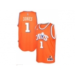 adidas Cleveland Cavaliers #1 James Jones Orange Hardwood Classics Swingman Jersey