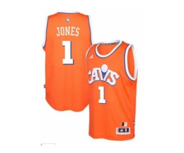 adidas Cleveland Cavaliers #1 James Jones Orange Hardwood Classics Swingman Jersey