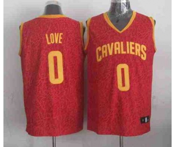 nba cleveland cavaliers #0 love red leopard print