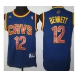 nba cleveland cavaliers #12 bennett blue[revolution 30 swingman]