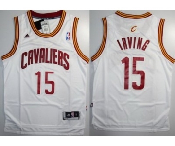 nba cleveland cavaliers #15 kyrie irving white(Revolution 30 Swingman)