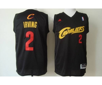 nba cleveland cavaliers #2 irving black[revolution 30 swingman][fashion]