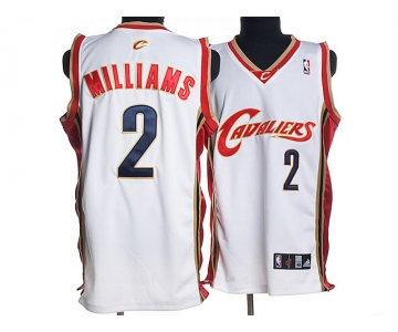 nba cleveland cavaliers #2 milliams white