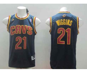 nba cleveland cavaliers #21 wiggins blue[revolution 30 swingman]