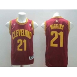 nba cleveland cavaliers #21 wiggins red[revolution 30 swingman]