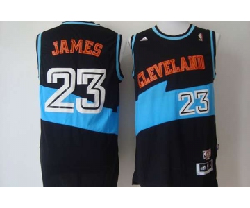 nba cleveland cavaliers #23 james black-1[revolution 30 swingman][fashion]