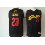 nba cleveland cavaliers #23 james black[revolution 30 swingman][fashion]