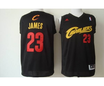 nba cleveland cavaliers #23 james black[revolution 30 swingman][fashion]