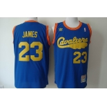 nba cleveland cavaliers #23 james blue[swingman throwback]