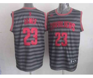 nba cleveland cavaliers #23 james grey[black strip]