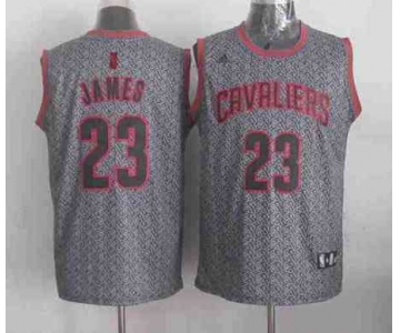 nba cleveland cavaliers #23 james grey[static fashion swingman]