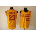 nba cleveland cavaliers #23 james m&n yellow