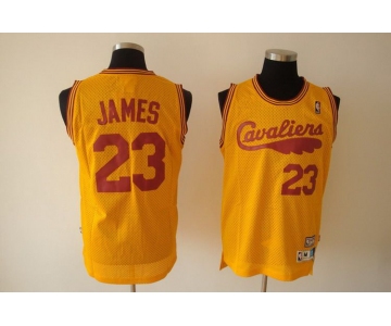 nba cleveland cavaliers #23 james m&n yellow