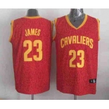 nba cleveland cavaliers #23 james red leopard print