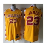 nba cleveland cavaliers #23 james yellow(2016 new Special Edition)