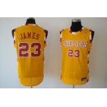 nba cleveland cavaliers #23 james yellow(Special Edition)