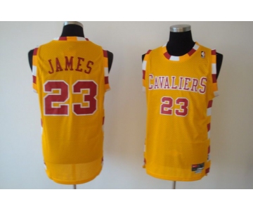 nba cleveland cavaliers #23 james yellow(Special Edition)