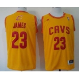 nba cleveland cavaliers #23 james yellow[revolution 30 swingman]