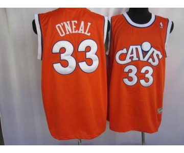 nba cleveland cavaliers #33 oneal orange