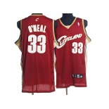 nba cleveland cavaliers #33 oneal red