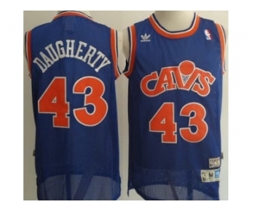 nba cleveland cavaliers #43 daugherty blue[soul swingman throwback]