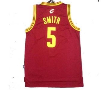 nba cleveland cavaliers #5 smith red[revolution 30 swingman]