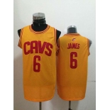 nba cleveland cavaliers #6 james yellow[revolution 30 swingman]