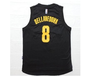 nba cleveland cavaliers #8 dellavedova black[number golden]