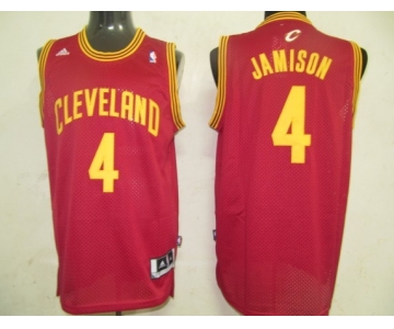 nba jerseys cleveland cavallers #4 jamison red(fans edition)