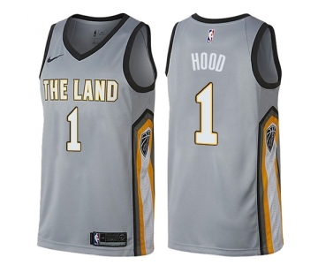 Women's Nike Cleveland Cavaliers #1 Rodney Hood Swingman Gray NBA Jersey - City Edition