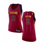 Women's Nike Cleveland Cavaliers #2 Collin Sexton Authentic Maroon NBA Jersey - Icon Edition