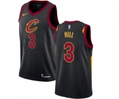 Women's Nike Cleveland Cavaliers #3 George Hill Authentic Black NBA Jersey Statement Edition