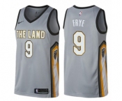 Women's Nike Cleveland Cavaliers #9 Channing Frye Swingman Gray NBA Jersey - City Edition