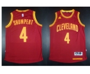 NBA Youth Revolution 30 Cleveland Cavaliers #4 Iman Shumpert Red Stitched Jerseys