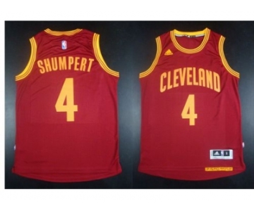 NBA Youth Revolution 30 Cleveland Cavaliers #4 Iman Shumpert Red Stitched Jerseys