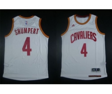 NBA Youth Revolution 30 Cleveland Cavaliers #4 Iman Shumpert White Jerseys