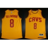 NBA Youth Revolution 30 Cleveland Cavaliers #8 Matthew Dellavedova Gold Stitched Jerseys