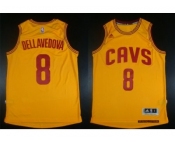 NBA Youth Revolution 30 Cleveland Cavaliers #8 Matthew Dellavedova Gold Stitched Jerseys