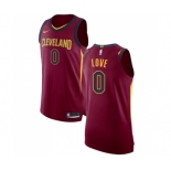 Youth Nike Cleveland Cavaliers #0 Kevin Love Authentic Maroon Road NBA Jersey - Icon Edition