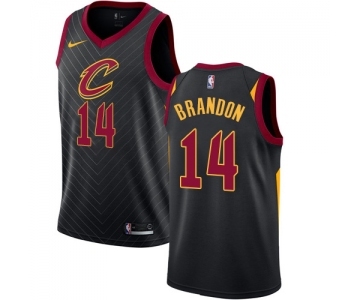 Youth Nike Cleveland Cavaliers #14 Terrell Brandon Swingman Black Alternate NBA Jersey Statement Edition