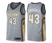 Youth Nike Cleveland Cavaliers #43 Brad Daugherty Swingman Gray NBA Jersey - City Edition