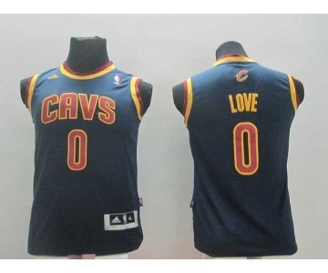 youth nba cleveland cavaliers #0 love blue[revolution 30 swingman]