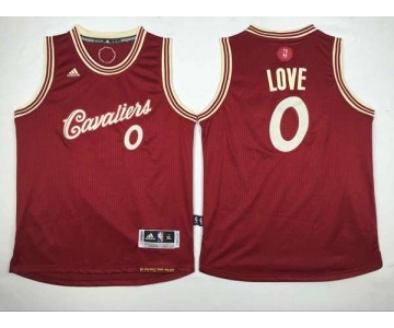 youth nba cleveland cavaliers #0 love red[2015 Christmas edition]